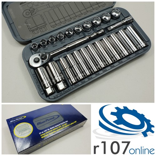 Blue point 24pc socket - blue,